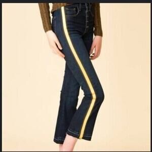 Veronica Beard Carolyn 10" baby boot dark vintage wash jeans